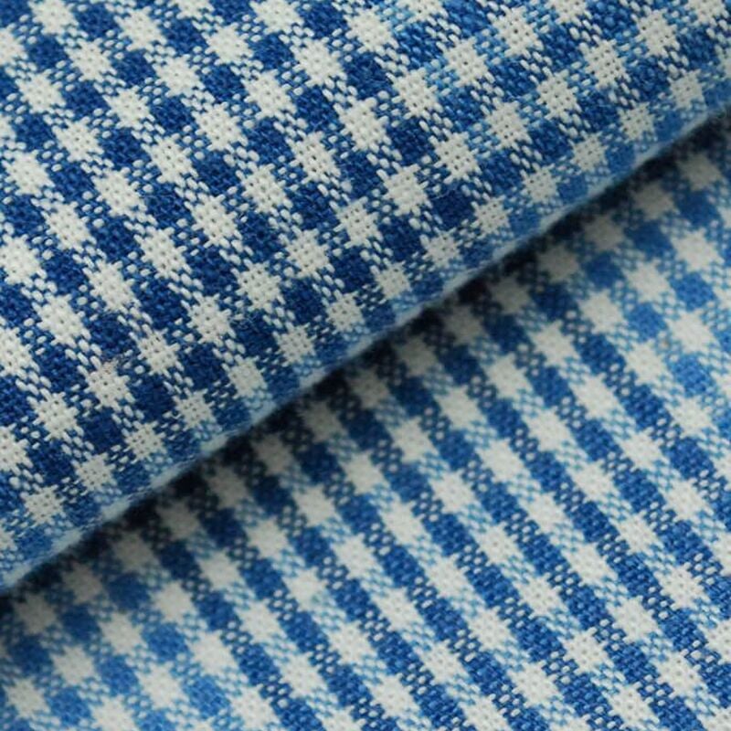 Gingham Checks Washed Cotton Fabric - GK 6599 – G.k Fashion