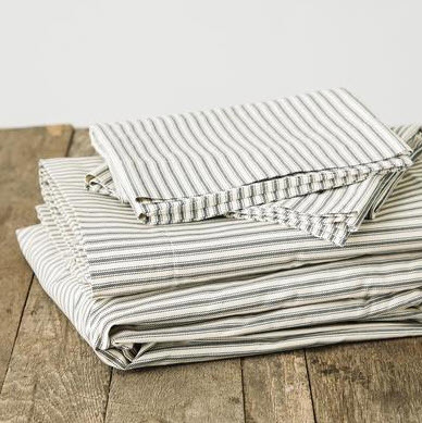 Lawrence Ticking Stripe Sheet Sets