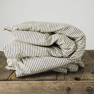 Lawrence Ticking Stripe Duvet Cover