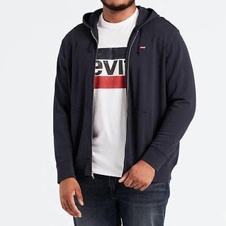 Levi’s® Classic Logo Zip Up Sweatshirt (Tall)