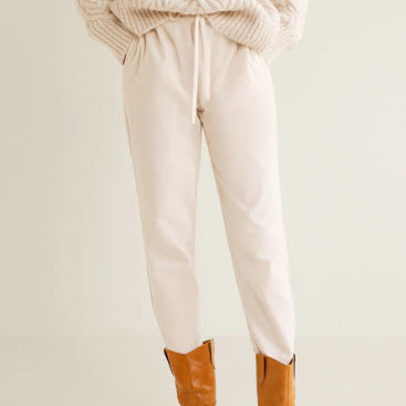 Cotton corduroy trousers