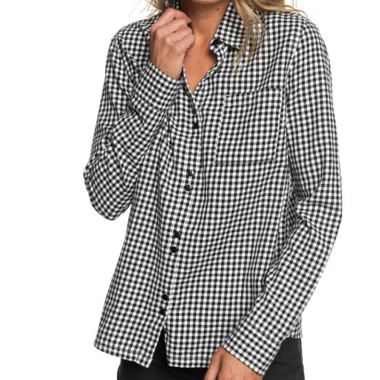 Concrete Streets Gingham Flannel Shirt
