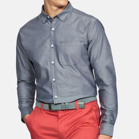 UA Performance Oxford Men’s Golf Long Sleeve Shirt