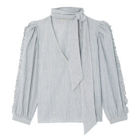 Julie Pinstripe Blouse
