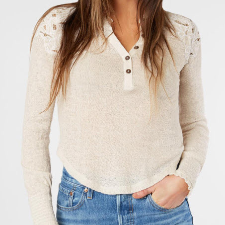 Easy Breezy Henley Top