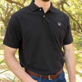 Men's Cotton Black River Polo