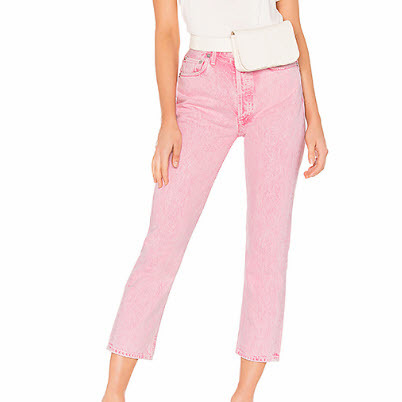 Riley High Rise Straight Crop