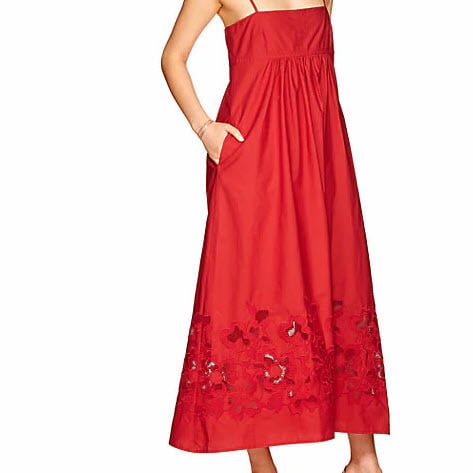 Cotton Poplin Maxi Dress