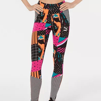 Puma Clash Print-Blocked Leggings