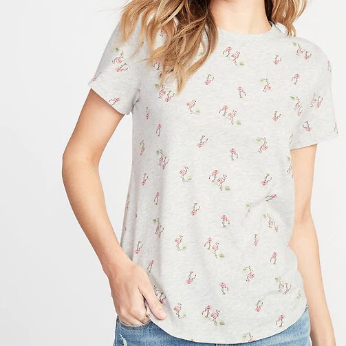 EveryWear Printed Tee for Women