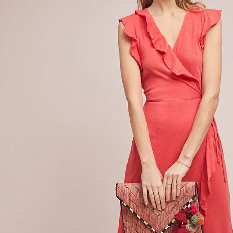 Corolla Wrap Dress
