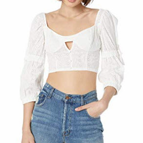 For Love & Lemons Women's Bora Blouse
