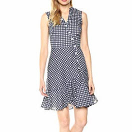 Shoshanna Women's Ayden Sleeveless Gingham Dress
