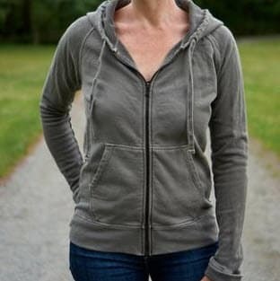 Women's Full Zip Hoodie in Heather