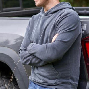 Men's Pullover Hoodie in Slate