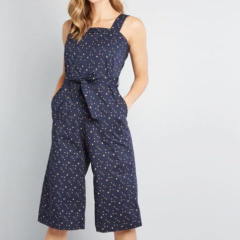 Zest Is Everything Cropped Jumpsuit