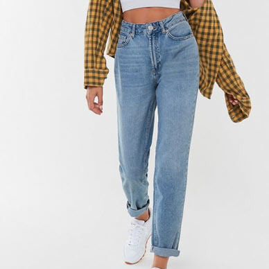 BDG High-Rise Mom Jean – Light Wash