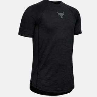 Project Rock Charged Cotton® Boys’ Short Sleeve Shirt