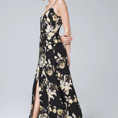 Floral Print Maxi Dress