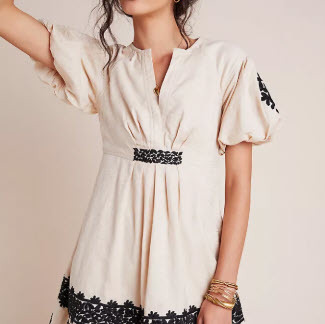Orla Embroidered Mini Dress