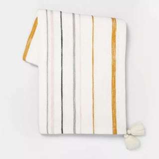 Throw Blanket Multi Stripe - Hearth & Hand™ with Magnolia
