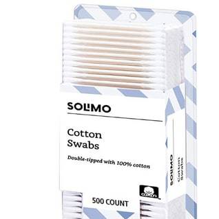 Solimo Cotton Swabs, 500 Count