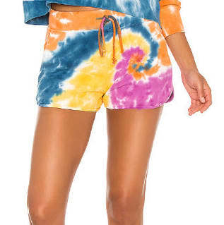 Double Trouble Tie Dye Sweat Shorts