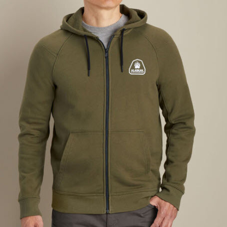 Men's AKHG Crosshaul Cotton Logo Full Zip
