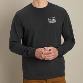 Men's AKHG Crosshaul Cotton Logo Long Sleeve Crew