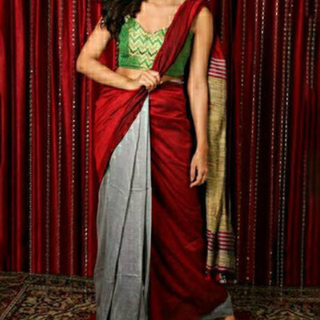 Handloom khadi cotton saree