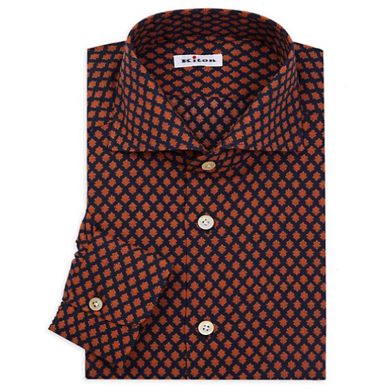 Kiton Medallion Dress Shirt