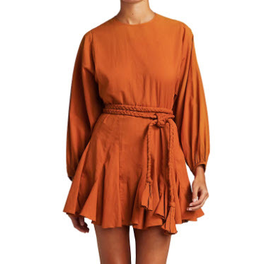 Rhode Ella Braided Belt Mini Dress