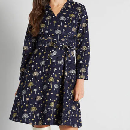 Delicate Drifters Wrap Dress