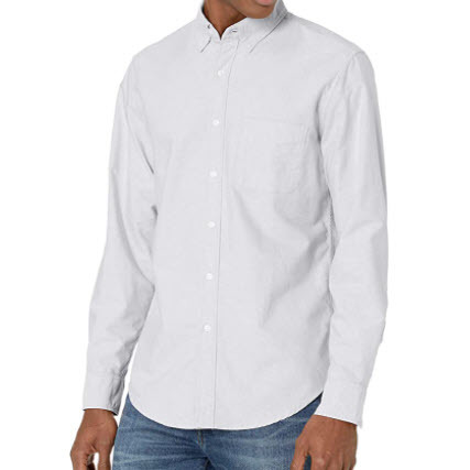 J.Crew Mercantile Men's Classic-fit Long-Sleeve Stretch Solid Oxford Shirt