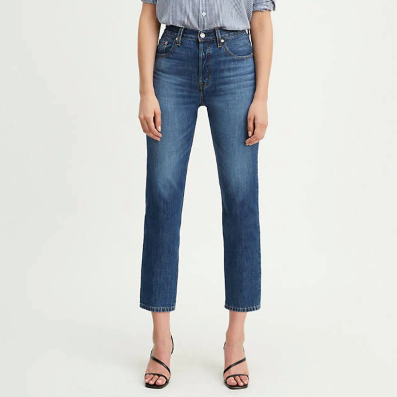 levi's 501 original cropped womens jeans collection item