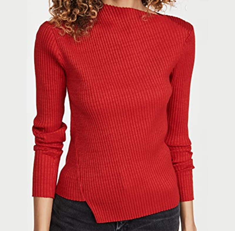 Rag & Bone Asymmetrical Neckline Sweater