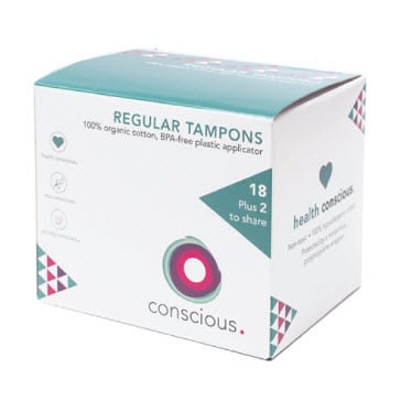 Organic Cotton Tampons: 1 Month Supply