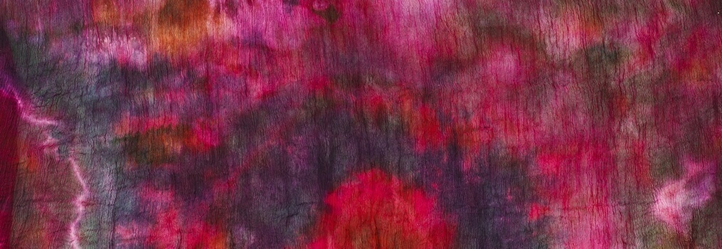 close up of batik fabric