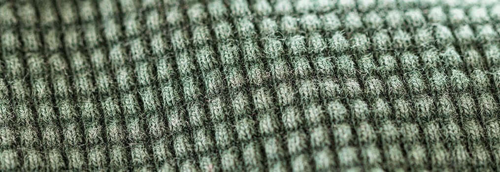 Close up of Thermal Knit Fabric