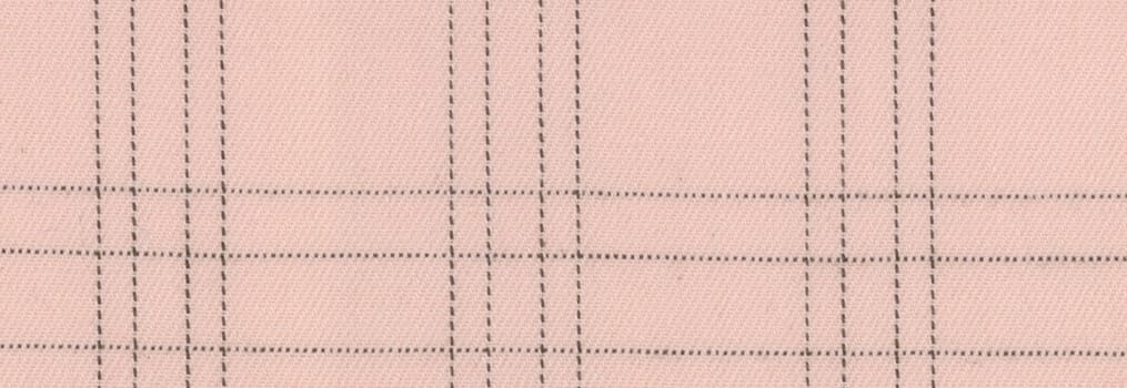 Close up of windowpane fabric