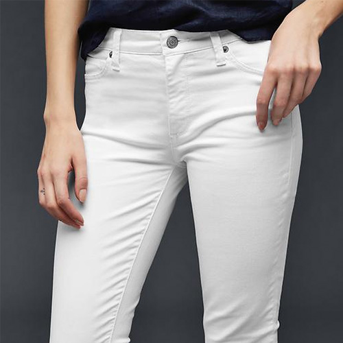 gap white trousers