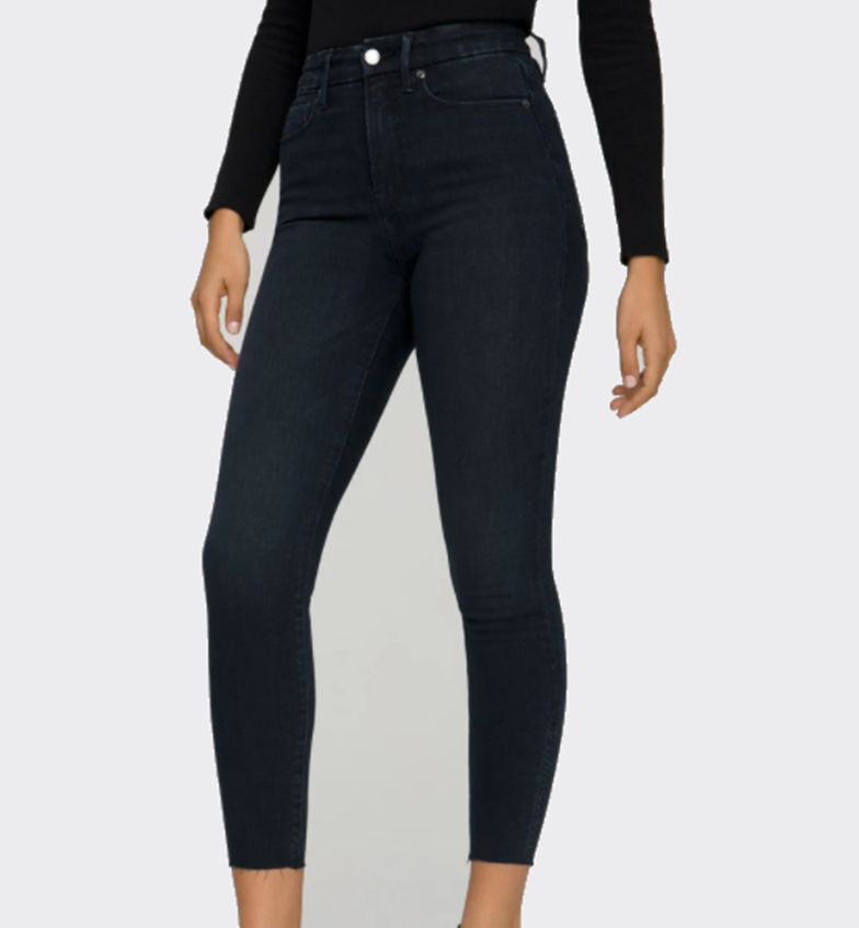 Good Waist Crop Raw Hem