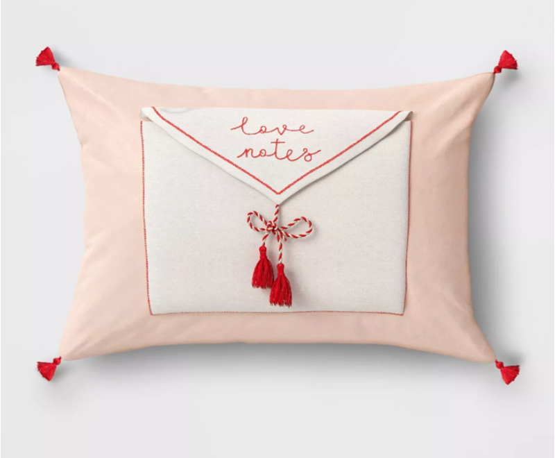 Love Notes Valentine's Day Pillow