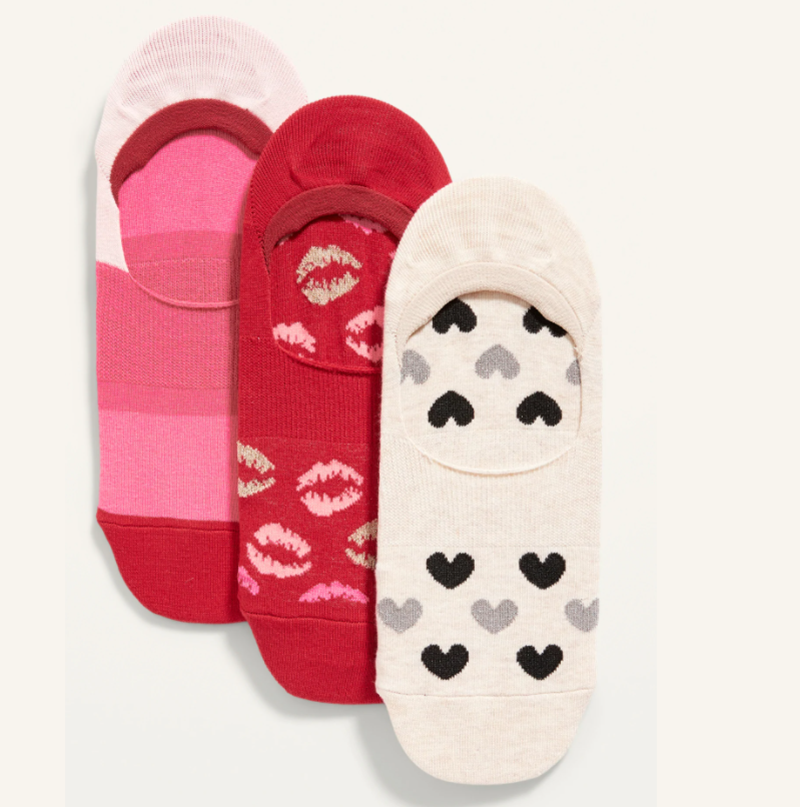 Novelty No-Show Sneaker Socks 3-Pack for Women