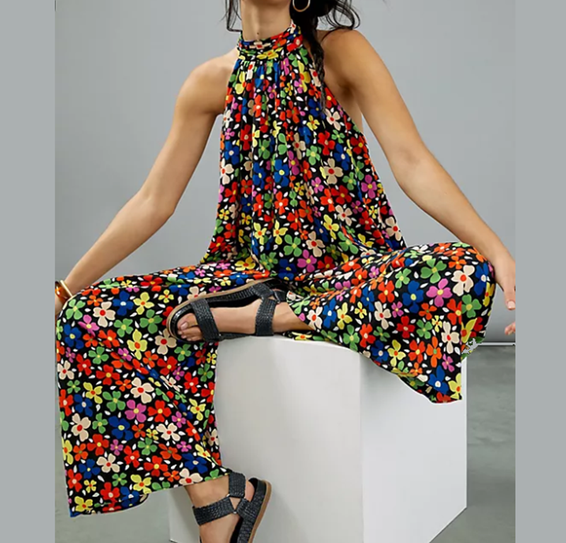 Tessanne Floral Wide-Leg Jumpsuit