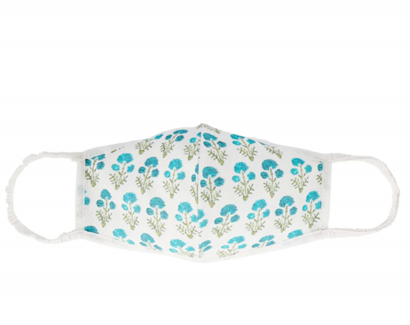 HEMANT & NANDITA Brio Floral Cotton Face Mask
