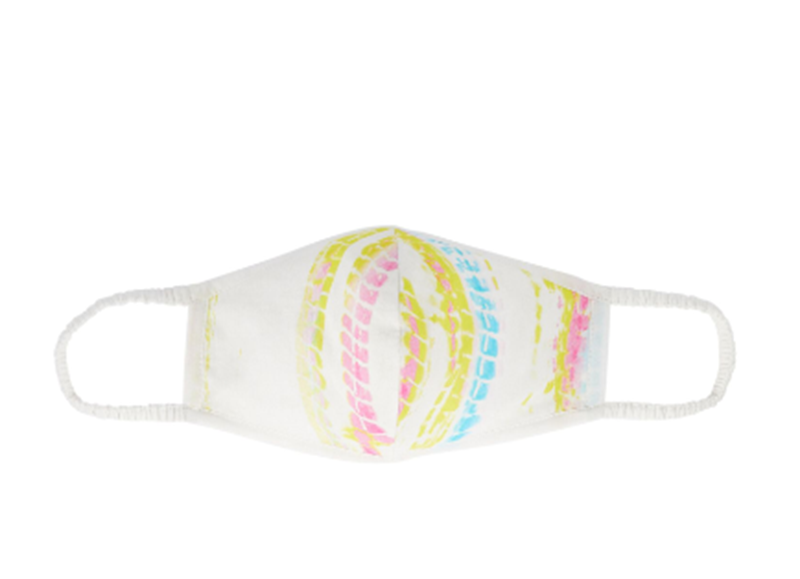 HEMANT & NANDITA Ann Tie-Dyed Cotton Face Mask