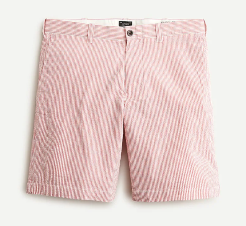 Stretch Seersucker Short