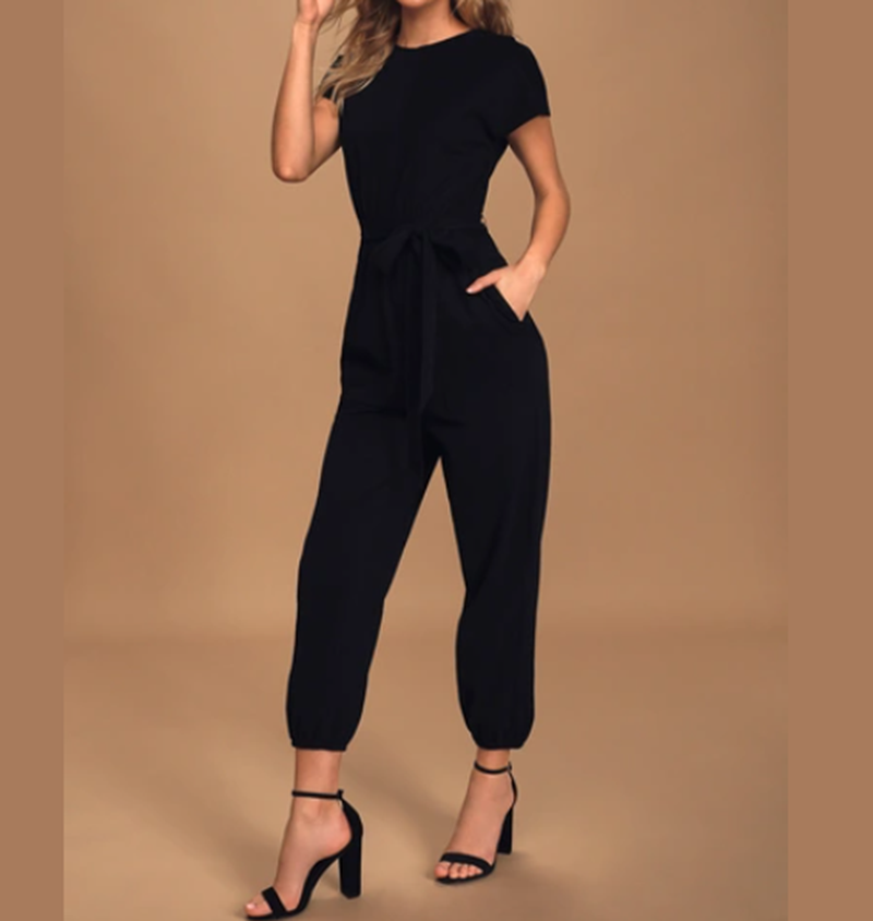 Short Sleeve Jumpsuit