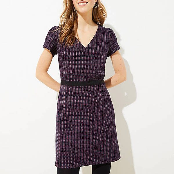 Boucle Flare Dress